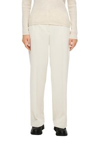s.Oliver BLACK LABEL WIDE LEG - Broek - natur