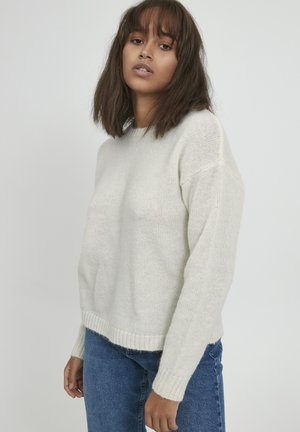 PZIRIS LS - Pullover - blanc de blanc