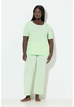 PUNKTE RUNDHALS HALBARM SET - Pyjama - pale mint