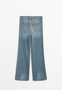 Massimo Dutti FLARED HIGH-WAIST - Flared Jeans - light blue
