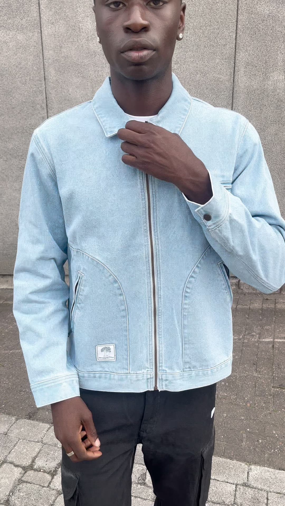 BLKVIS ORIGINALS WORKWEAR JACKET UNISEX - Denim jacket - peacoat
