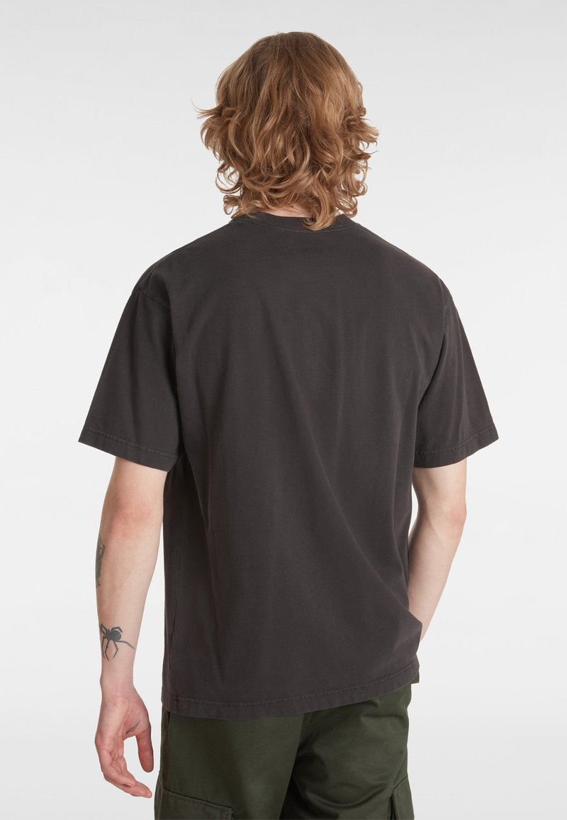 Vans MTE RIBCAGE REVERSIBLE - Triko s potiskem - black