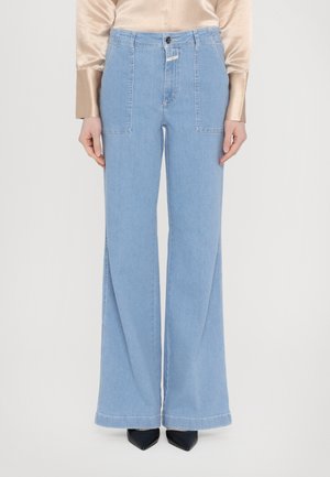 ARIA - Flared jeans - light blue denim