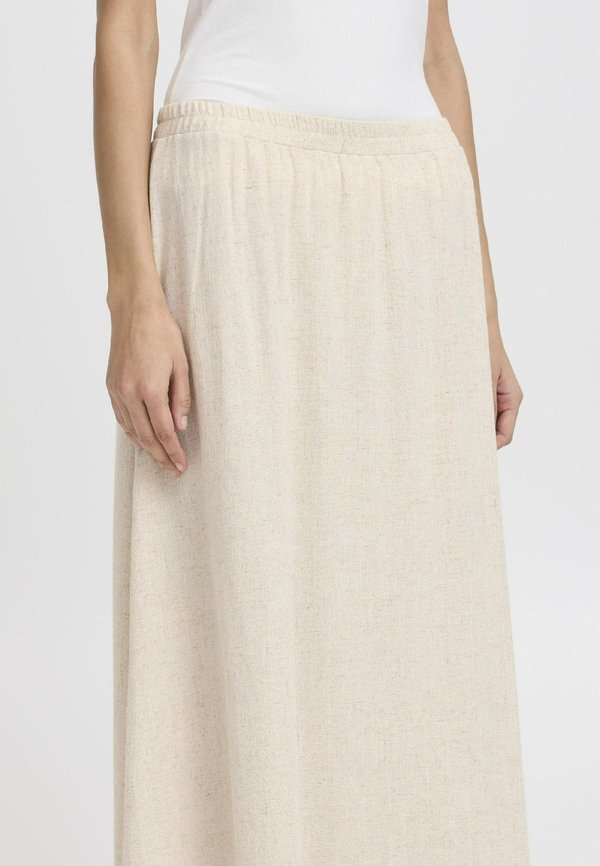 BYFILINEN - A-line skirt - nature linen4