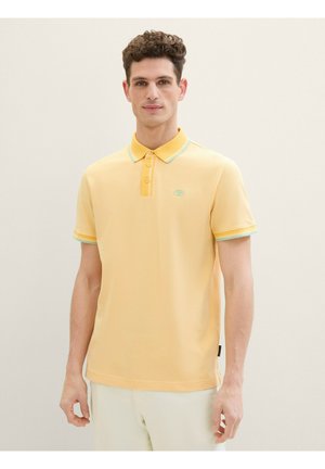 Poloshirt - white sunny yellow twotone