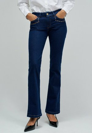 PUSH UP - Vaqueros bootcut - blau