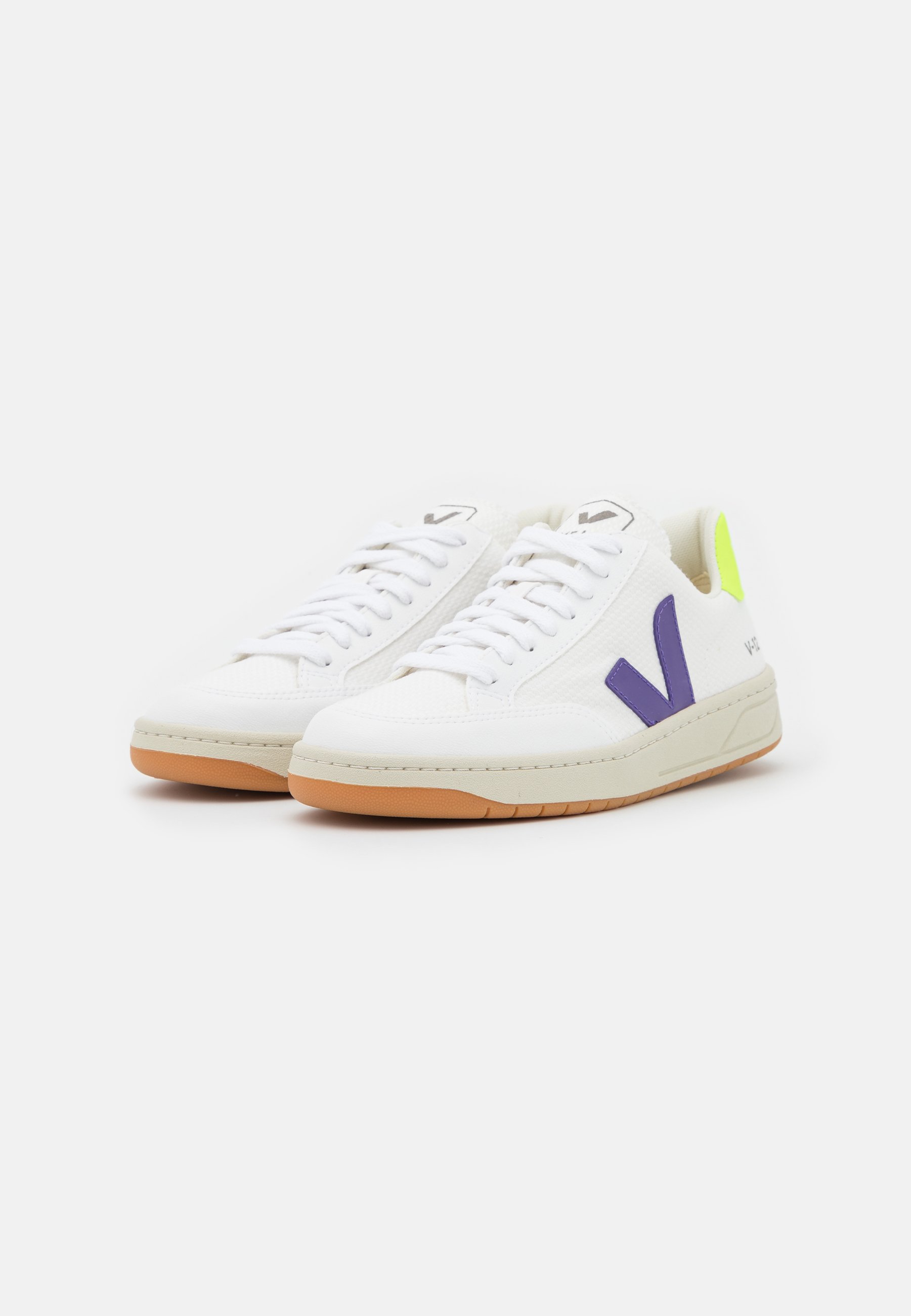 Veja V12 White Cyprus Leather Sneakers | Atterley