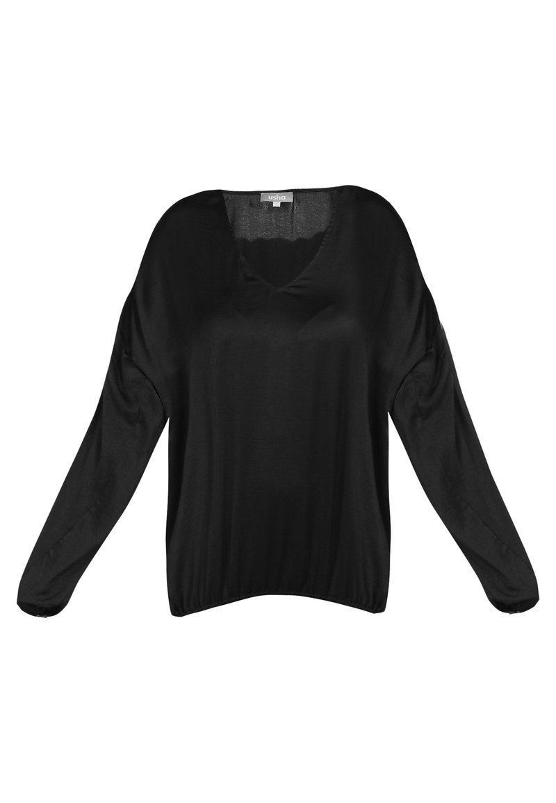 usha Longsleeve zwart