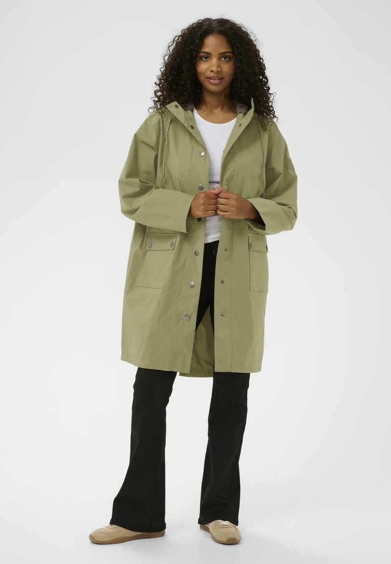 き*き様 philme mountain parka khaki size2 Kaffe KAENNIE SOFIA - Parka - dusky green/grønn - Zalando.no