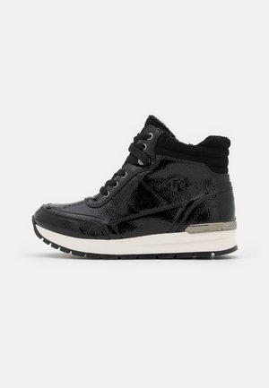 Botines con cordones - black