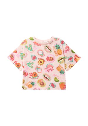 Cache Cache, CACHE CACHE CACHE CACHE KURZ GESCHNITTENES T-SHIRT - Camiseta estampada - beige