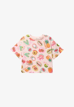 Cache Cache, CACHE CACHE CACHE CACHE KURZ GESCHNITTENES T-SHIRT - Camiseta estampada - beige