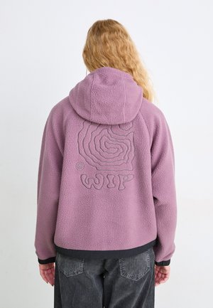 HOODED HELIX JACKET - Veste polaire - phlox / porphyry
