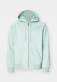 HOODED CHASE JACKET - Majica s kapuljačom - frosted green/gold