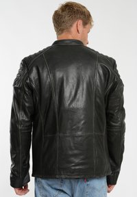 JCC Nahkatakki - vintage black