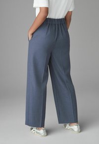 Next TAILORED HOURGLASS BARREL LEG - Auduma bikses - navy