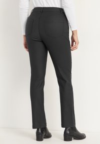 Cellbes of Sweden COATED WITH STRAIGHT LEGS - Broek - black