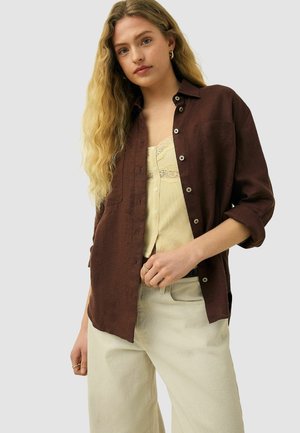 Next, Hemdbluse - chocolate brown
