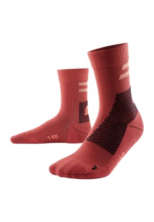 TRAINING COMPRESSION SOCKS MIDCUT UNISEX - MADE IN GERMANY - Sportsocken - red