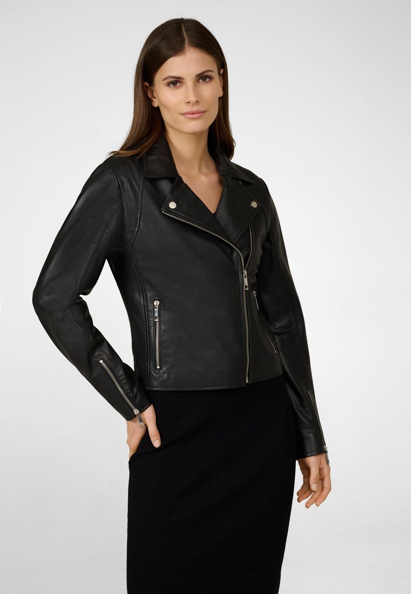 Ricano FRIGA - Lederjacke - schwarz