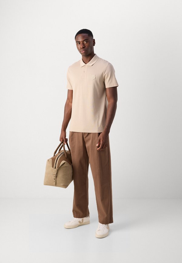 REGULAR FIT IN MERCERIZED WITH PUFFY TIGER PATCH - Polo shirt - sand4