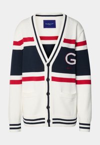 EXCLUSIVE HERITAGE 2.0 ZALANDO CARDIGAN - Striktrøje - eggshell