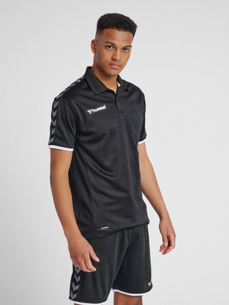 Herren Sportbekleidung | Hummel HMLAUTHENTIC FUNCTIONAL Poloshirt black/white/schwarz - UW28464 Herren Sportbekleidung | Hummel HMLAUTHENTIC FUNCTIONAL Poloshirt black/white/schwarz - UW28464