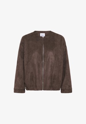 Saint Tropez, SHADOWSZ JACKET - Veste en similicuir - chocolate brown