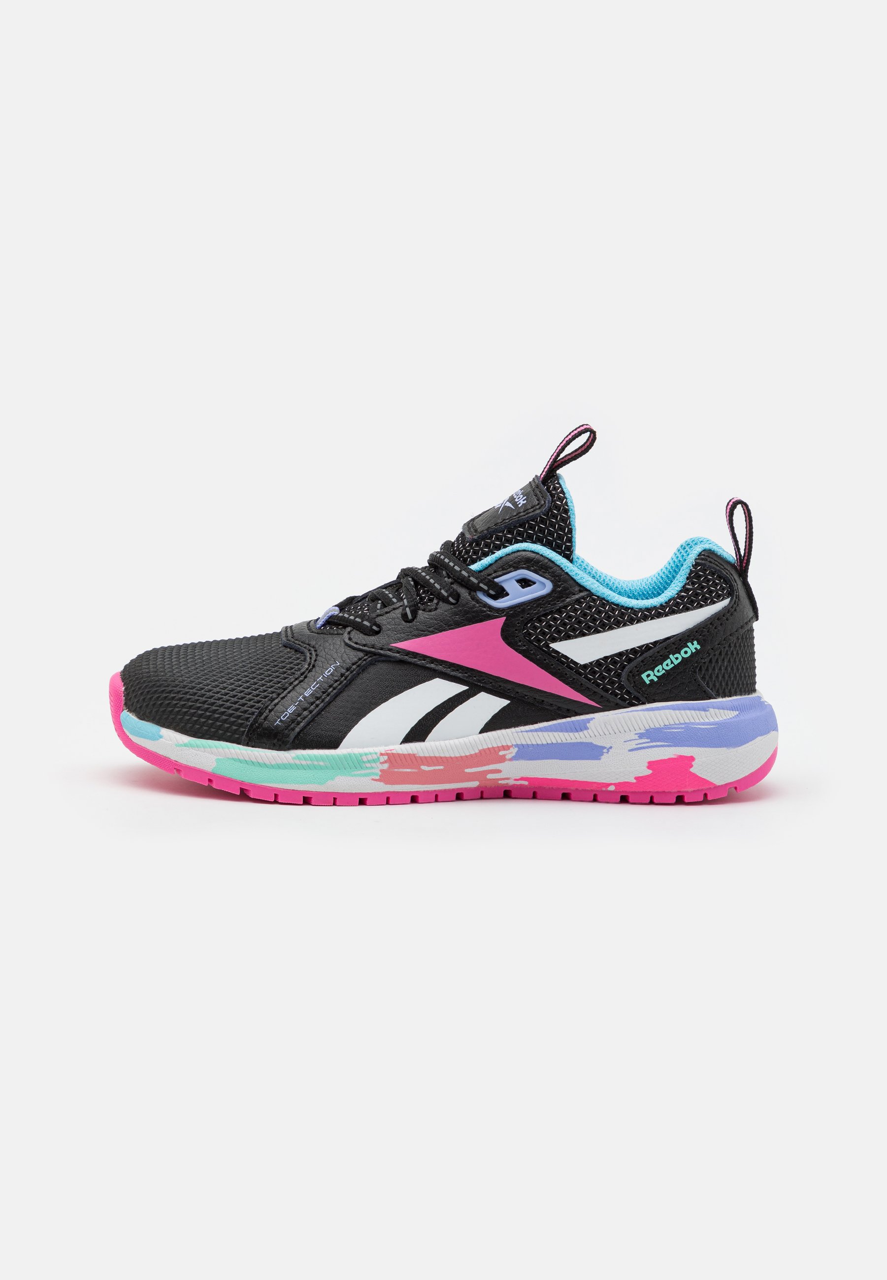 Reebok DURABLE XT UNISEX - Laufschuh Wettkampf - black/pink/digital  blue/schwarz