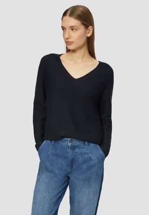 s.Oliver MIT V-AUSSCHNITT - Pullover - navy
