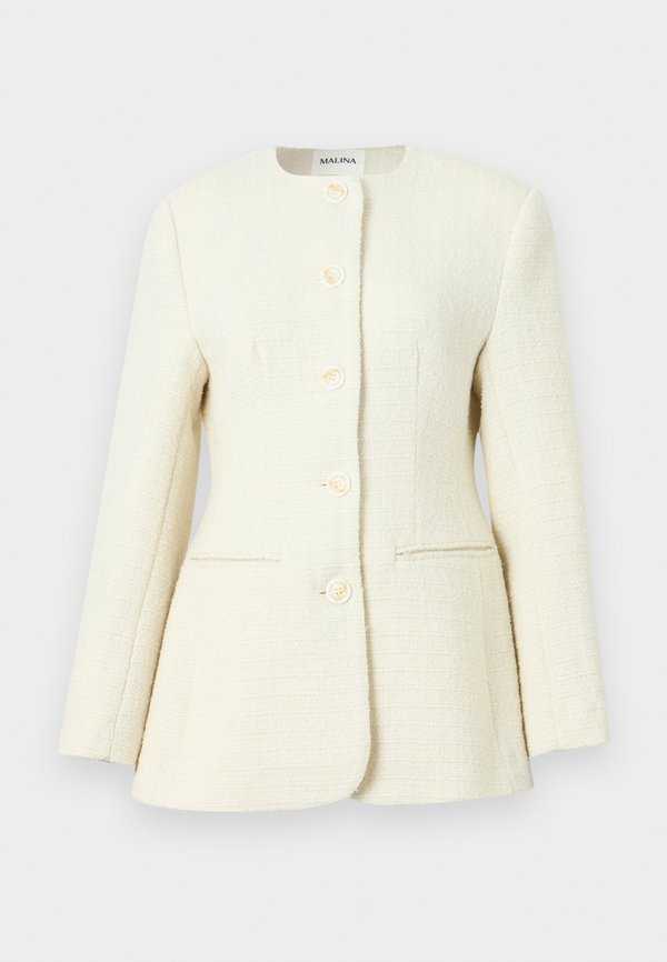 CAROL FITTED ROUND NECK  - Blazer - vanilla4