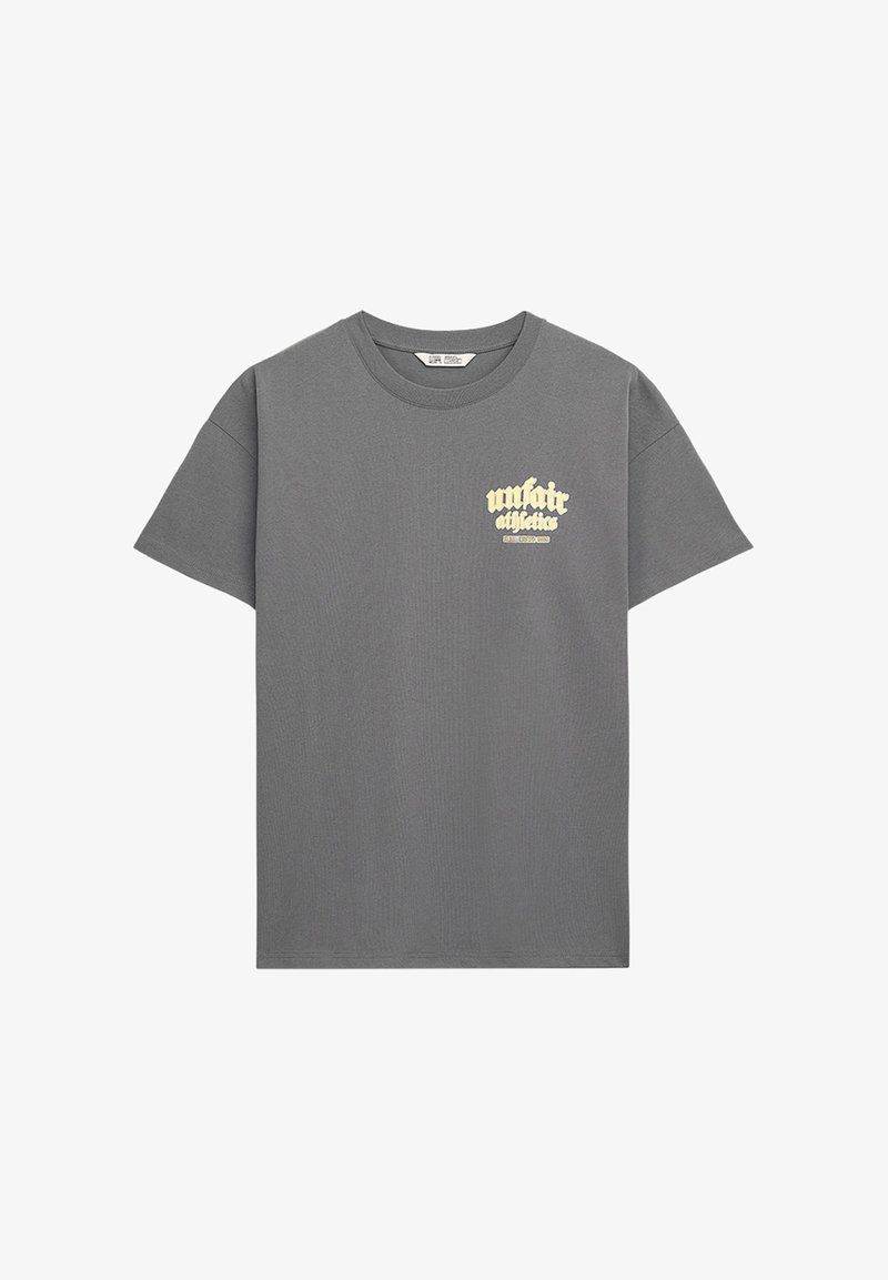 UNFAIR ATHLETICS INSPIRED EASY FIT - T-shirts med print - charcoal