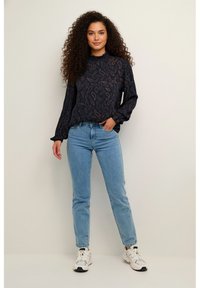 Kaffe KATINNA  - Bluse - dark blue toffee paisley print