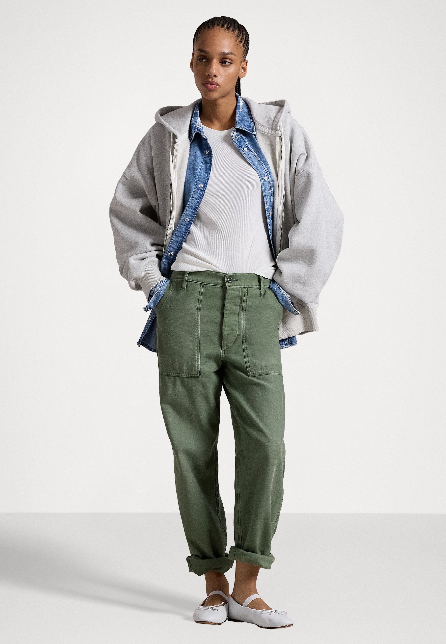 パーカー・フーディ Ralph Lauren FW25 C/O ZIP HOODIE (710813297 001) ウォーターレジスタント パッカブル フーデッド ジャケット