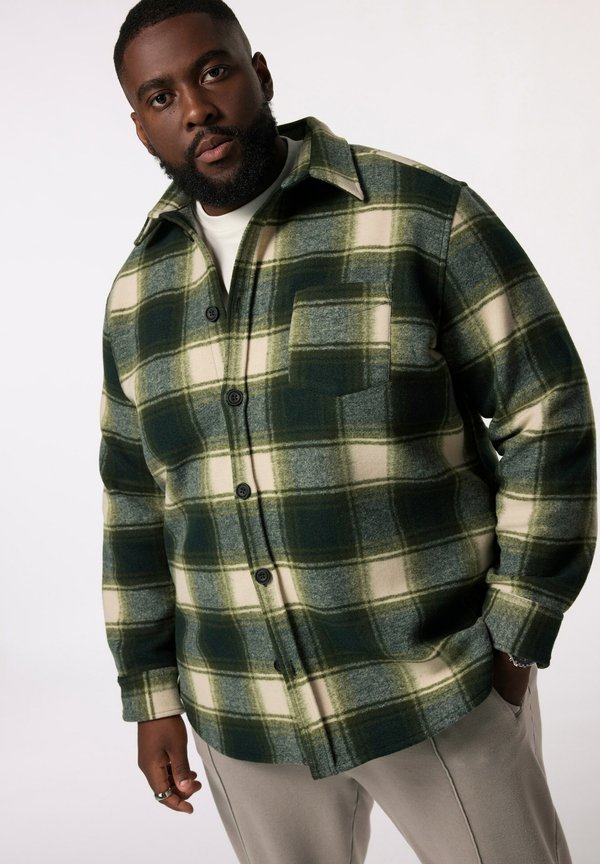 KARO LANGARM KENTKRAGEN MODERN FIT - Hemd