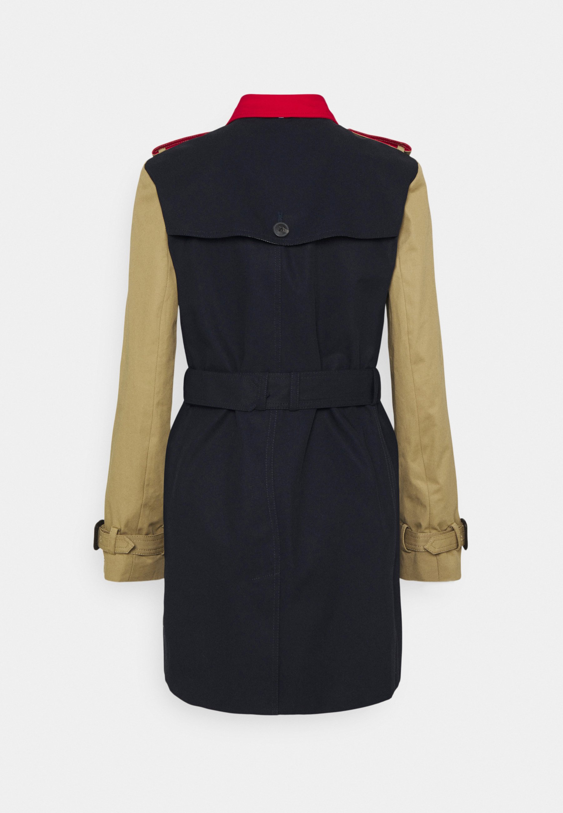 Tommy Hilfiger TRENCH - Gabardina - desert sky/primary red/camel/azul -  Zalando.es