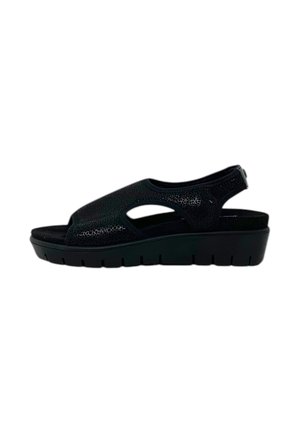 Enval Soft Sandali con plateau - black