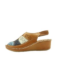 Merisell ERASE  - Sandalias de cuña - marr�ón