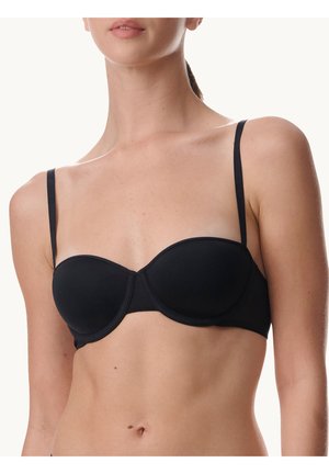 SHEER OPAQUE BANDEAU - Beugel BH - black