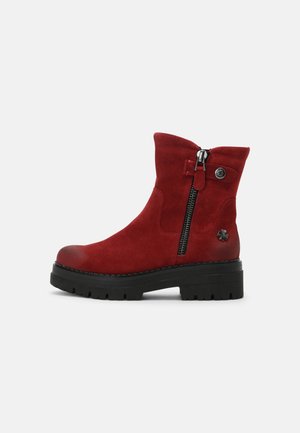 Botines con plataforma - red