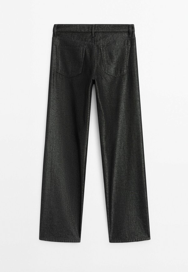 WIDE-LEG METALLIC - Flared Jeans4