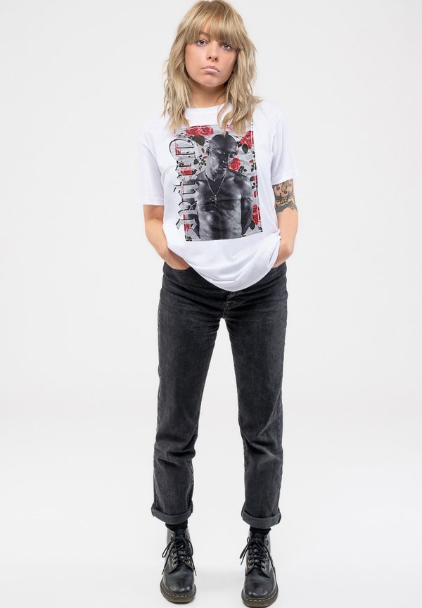 TUPAC FLORAL LOGO BOYFRIEND FIT - Print T-shirt2