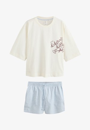 Next, REGULAR FIT - SHORT SET PYJAMAS . - Pyjama - cream lobster