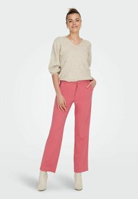 JDY STRAIGHT JRS NOOS - Kelnės - desert rose