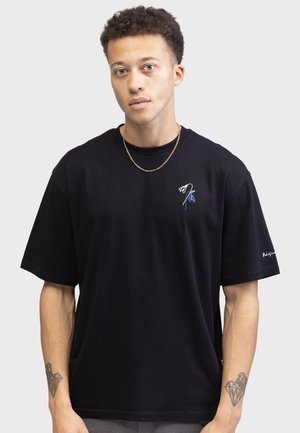 SERGIO BOXY - Camiseta estampada - black