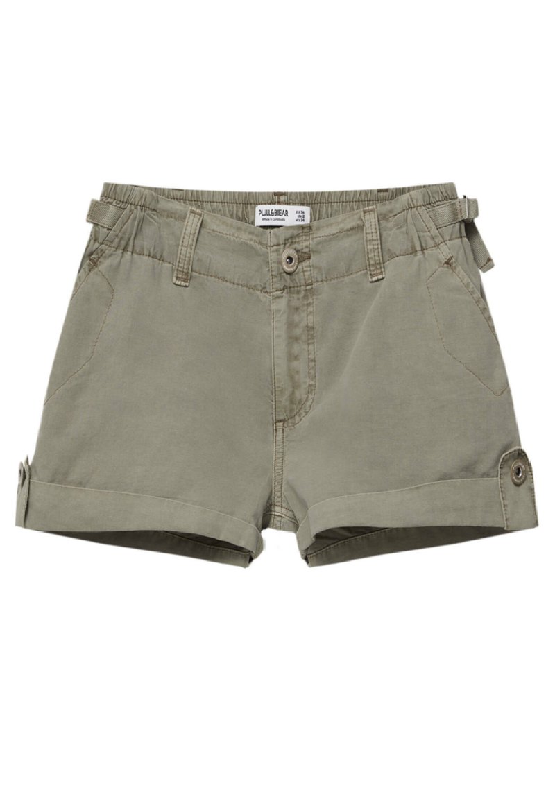 PULL&BEAR Jeansshort kaki
