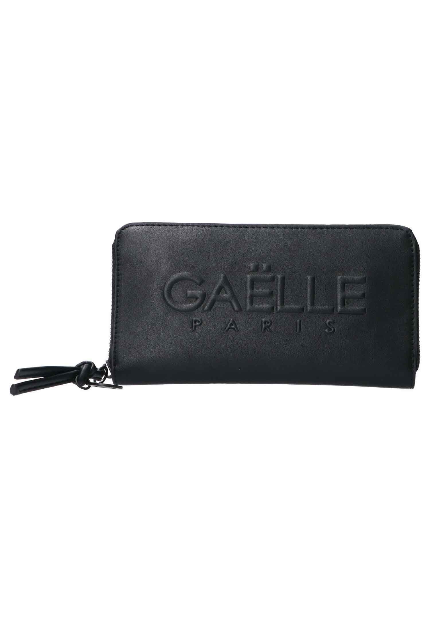Gaëlle - Portafoglio trapuntato con logo Nero - GBADM3417 - NERO – Italy  Station