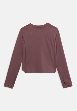 G NK MAVN DF RIBBED LS TOP UNISEX - T-shirt à manches longues - brown