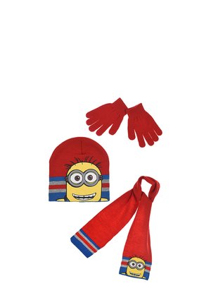 MINIONS - SET OF 3 - Scarf - rot