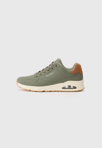 Unselected, dusty olive/chestnut